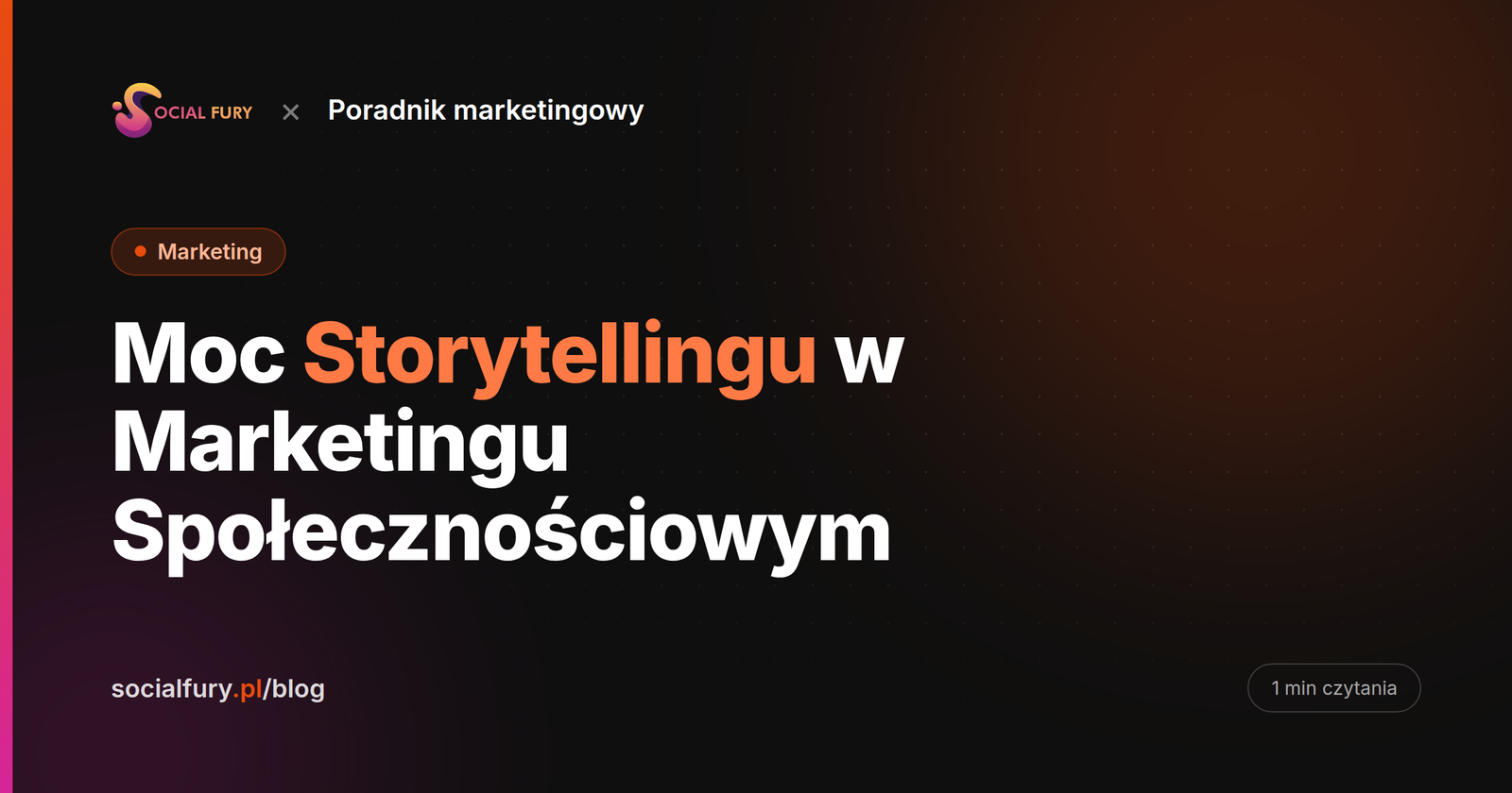 Moc Storytellingu w Marketingu Społecznościowym